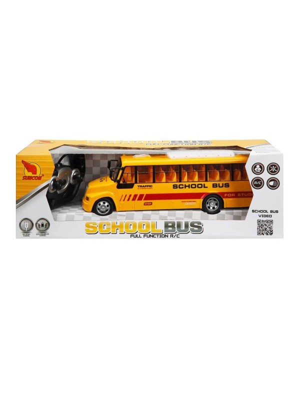 Uzaktan Kumandalı Işıklı Okul Otobüsü 32,5 cm.…