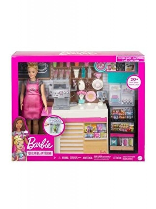 Barbie'nin Kahve Dükkanı Oyun Seti GMW03